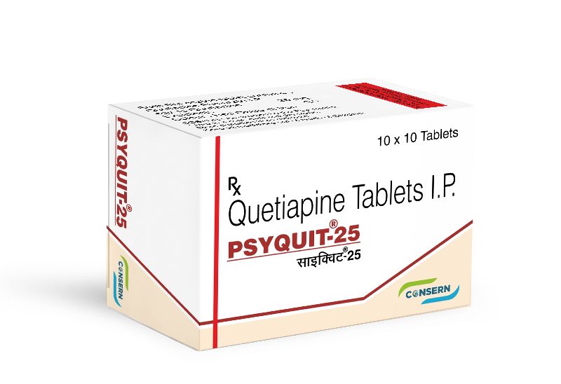 Quetiapine 25mg Tablets