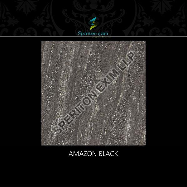 Amazon Dark Series Black Double Charge Vitrified Tiles