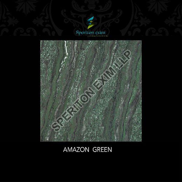 Amazon Dark Series Green Double Charge Vitrified Tiles