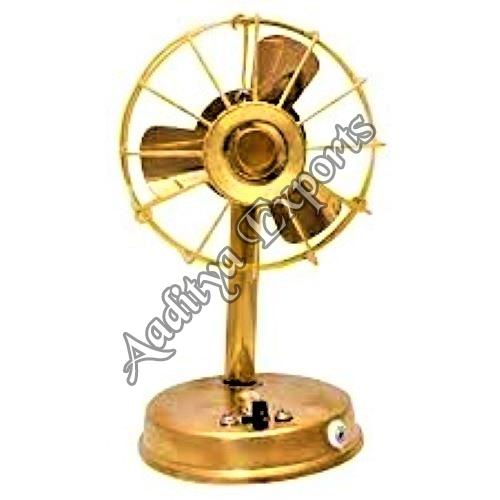 Brass Table Fan