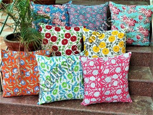 Handblock Print Cushion Covers