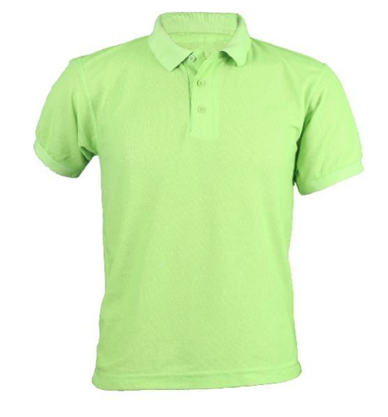 neon green polo t shirt