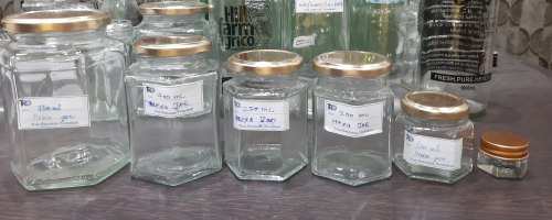 Glass Transparent Jar