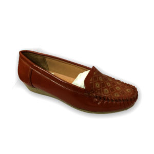 Ladies Dark Brown Loafer Shoes