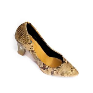 Ladies Tan Stiletto Ballerinas