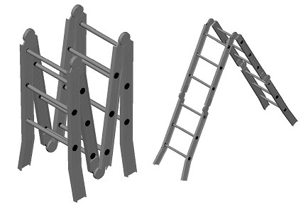 Aluminum Folding Ladder