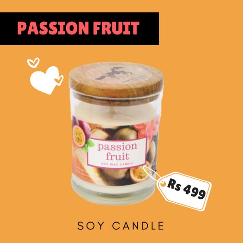 Passion Fruit Rustic Spa Candles