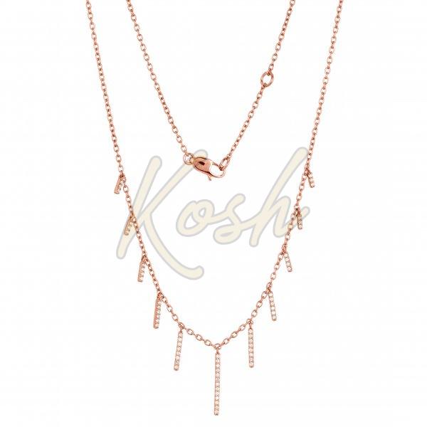 Rose Gold Classic Charm Necklace