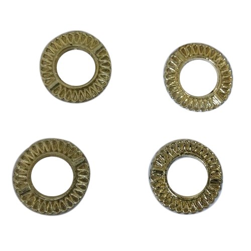 Golden Round Plastic Beads Jalii Ring