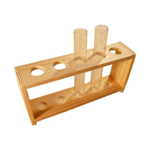 5 Hole Wooden Test Tube Stand
