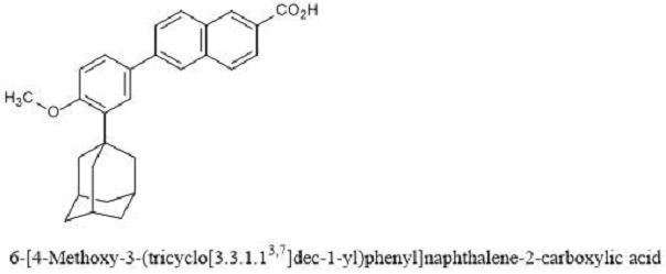 6(4-Methoxy-3-Tricyclo[3.3.1.1] Dec-1-Yl Phenyl)Naphthalene-2- Carboxylic Acid