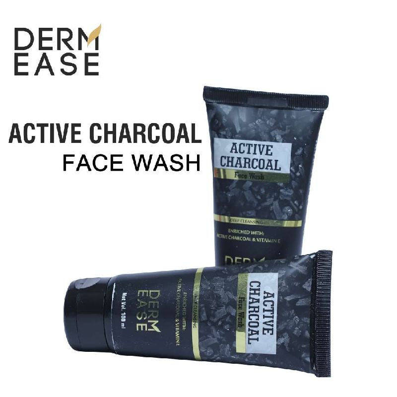Derm Ease Activated Charcoal Face Wash