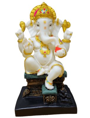 30 cm Marble Ganesha Statue