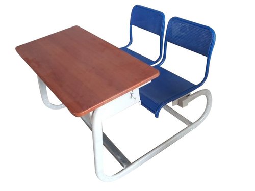 Stainless Steel 2 Seater School Bench And Desks