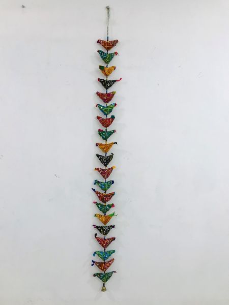 15 Pcs Dancing Printed Bird Hanging Toran