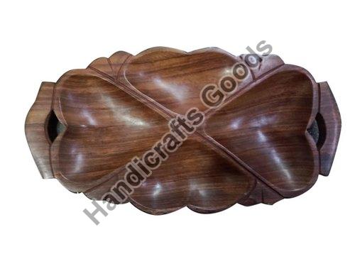 Wooden Snack Serving Tray