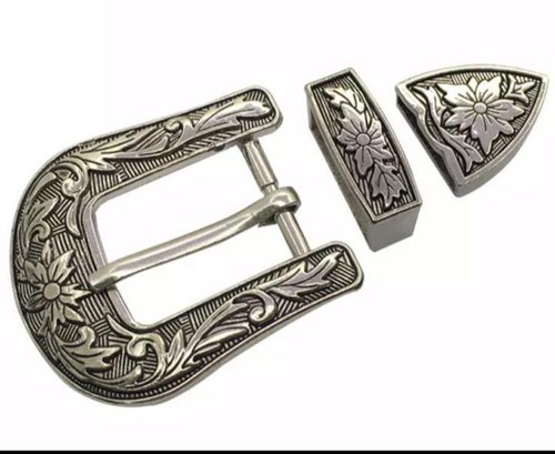 Carved Metal Buckle