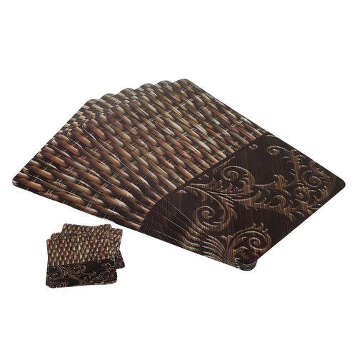 Antique Table Mat With Coaster Set