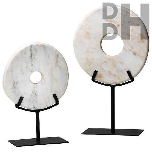 Marble Plate Black Brass Iron Table Top