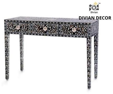 Mother of Pearl Inlay Console Table