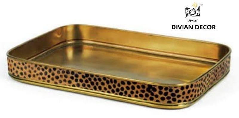 Rectangular Brass Tray Manufacturer Supplier from Ghaziabad India