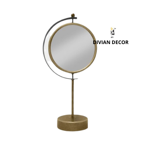 Round Metal Mirror