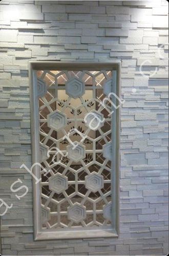 Stone Jali With Mint Stone Panel