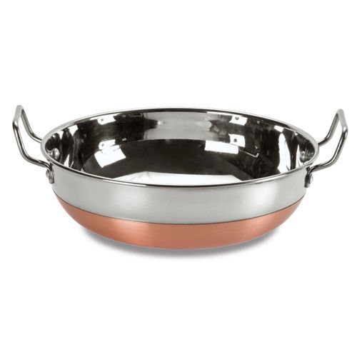 Stainless Steel Copper Bottom Kadai