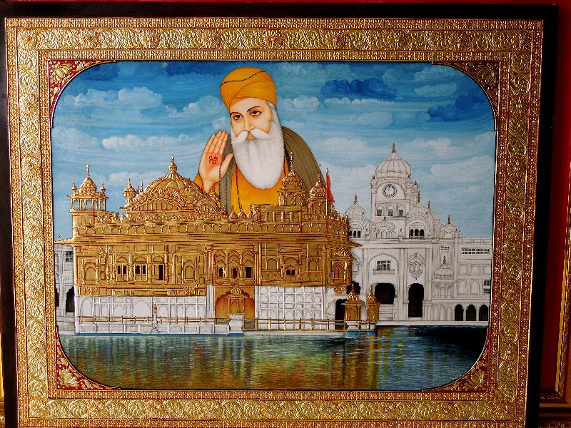 Golden Temple Tanjore Painting