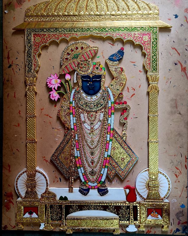 Shrinathji Nathdwara Tanjore Painting