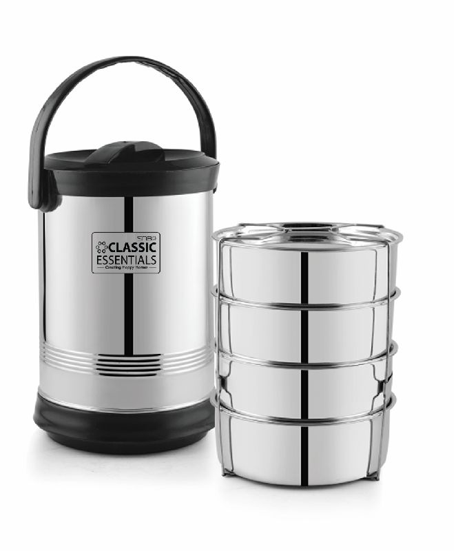 Stainless Steel Alpha 4 Set Lunch Box