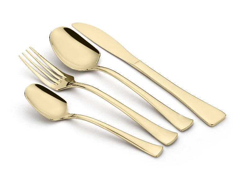 Stainless Steel Craft Gold Cutlery Set