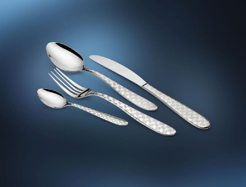 Stainless Steel Green Cutlery Set
