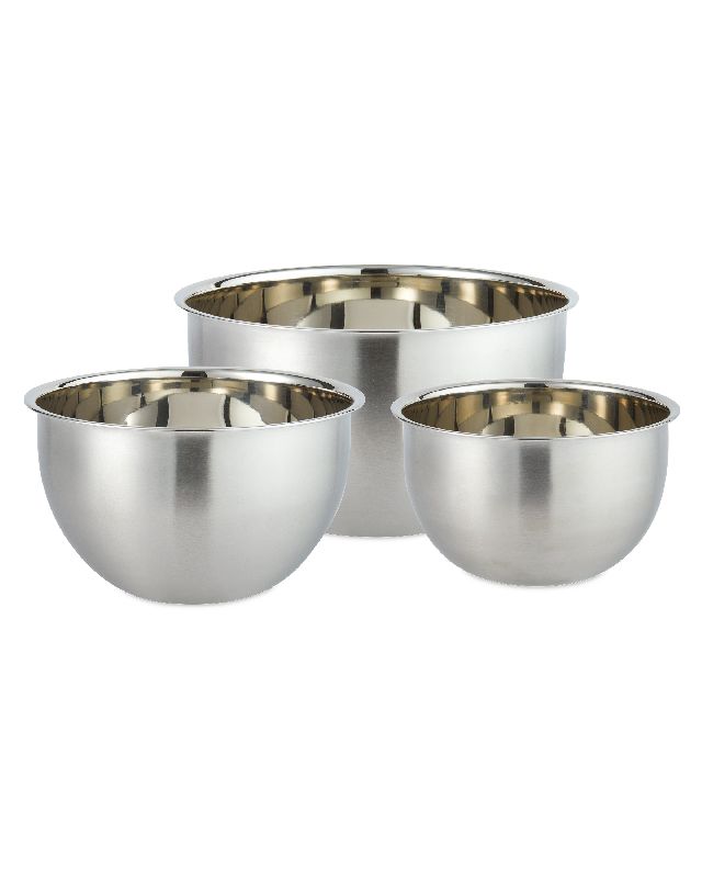 Stainless Steel Reached Plain Bowl