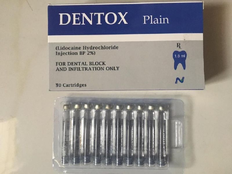 Dentox Plain Cartridges