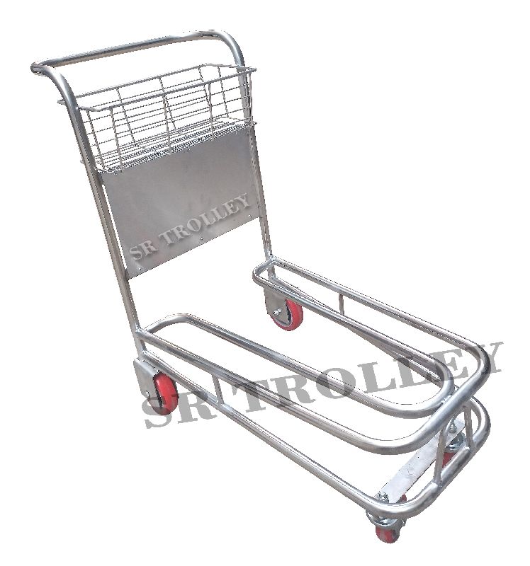 Airport Luggage Trolley Without Brake