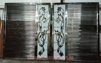 Laser Cut Stainless Steel Gate
