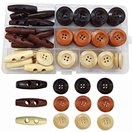 S.S.M Handicrafts Brown Wood Buttons, Size/Dimension: 16mm also available  in 19 mm at Rs 3/piece in Sambhal