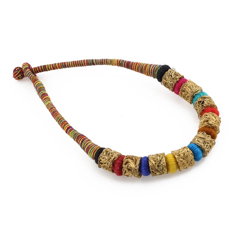 Silk Thread Necklace