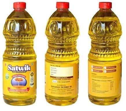 1000ml Cold Pressed Groundnut Oil