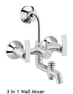 Jaldhara Collection 3 in 1 Wall Mixer