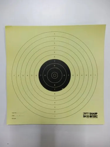 10m Air Pistol Target Paper