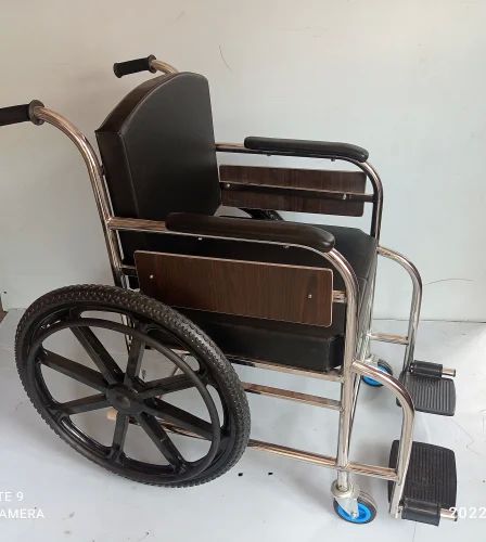 Stainless Steel Non Folding Wheelchair