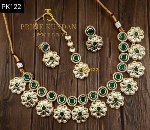 PK122 Kundan Necklace Set