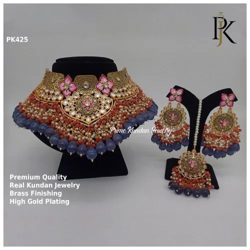 PK425 Kundan Necklace Set