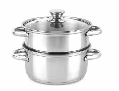 Stainless Steel Induction Bottom Steamer Set