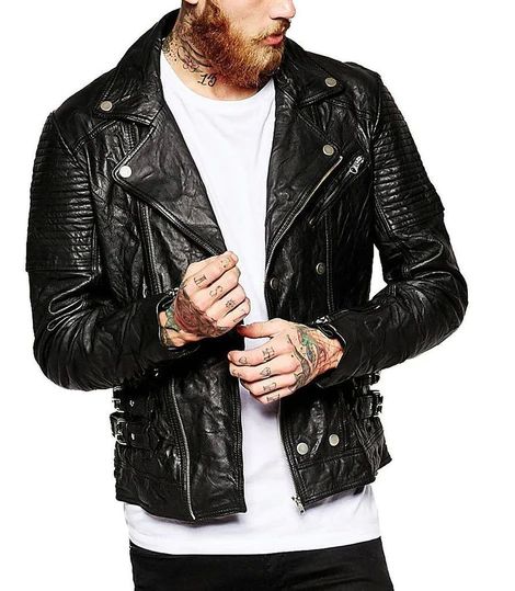 Buy Pure Leather Jacket For Men wholesale at cheap price In india.