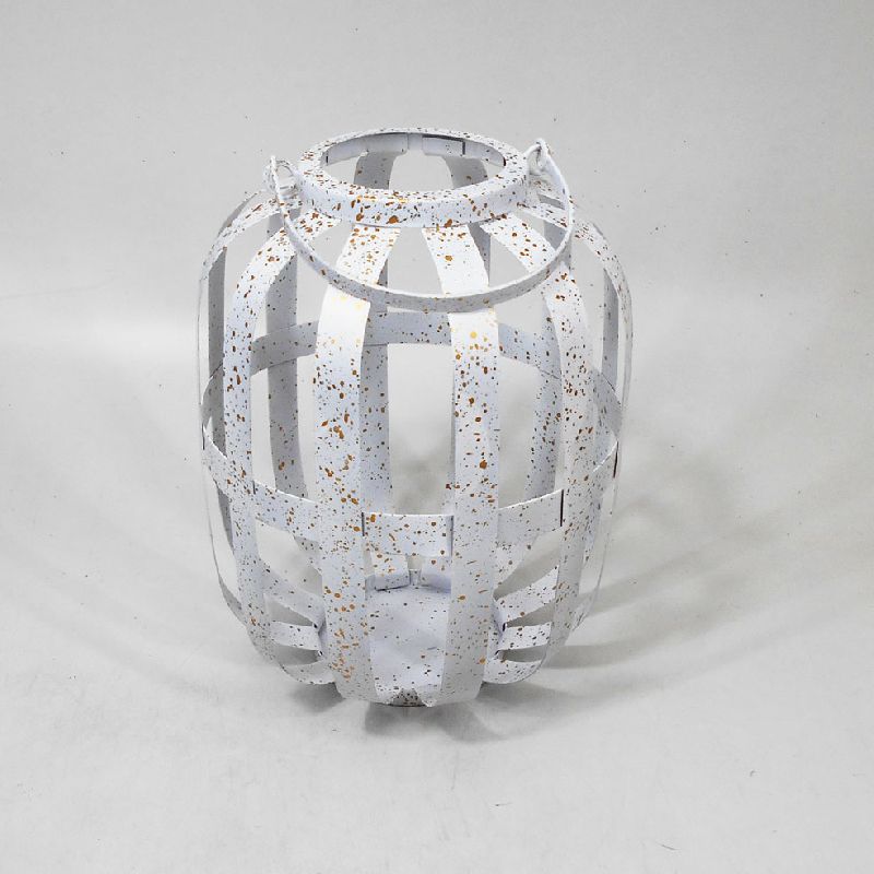 White Rattan Lantern
