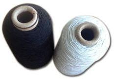 40+20 White Black Nylon Covered Spandex Yarn
