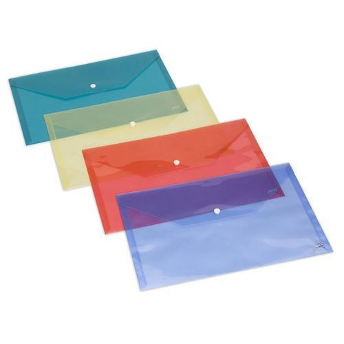 Plastic Button Folder